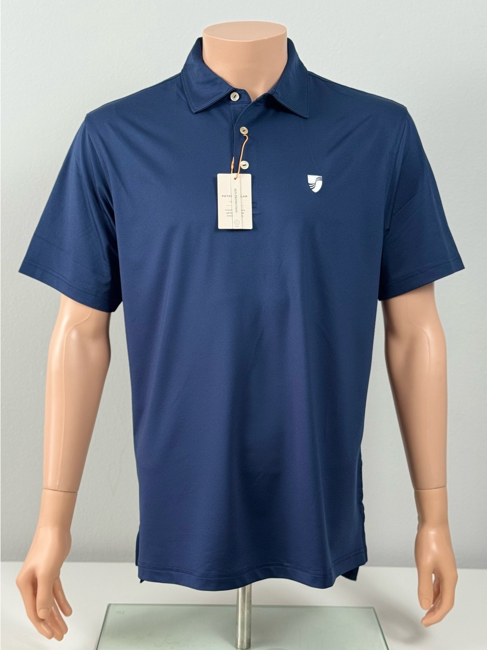 Peter Millar Navy Blue Performance Polo